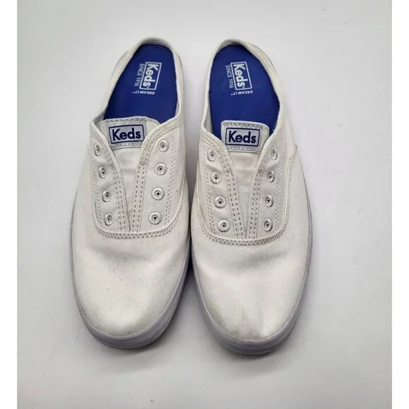 Keds Shoes Keds Moxie White Mule Slipon Sneakers Wf64848